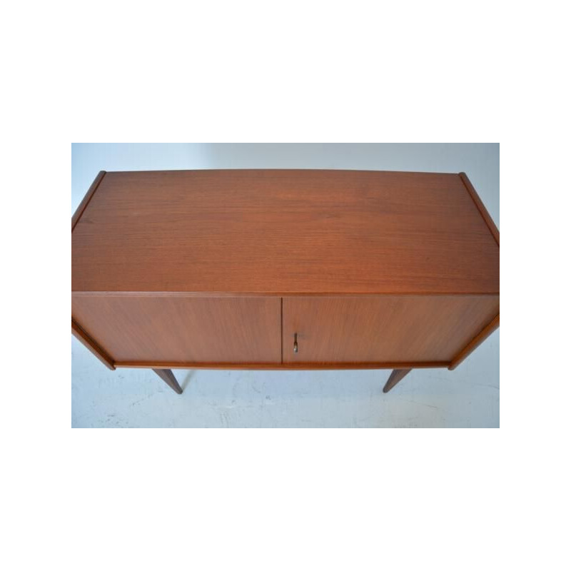 Little vintage scandinavian sideboard in teak 1960