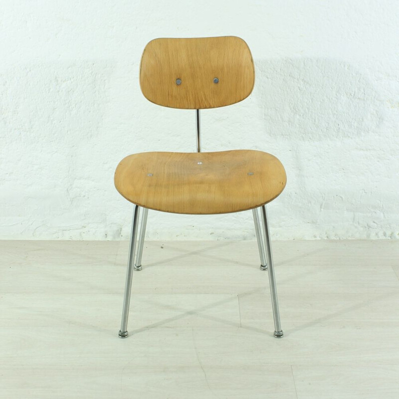 Vintage german SE68 chair for Wilde & Spieth in beechwood