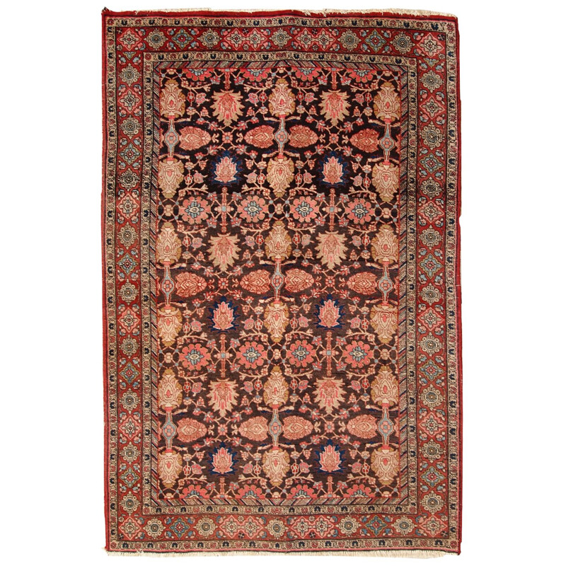 Vintage handmade Persian Bidjar rug