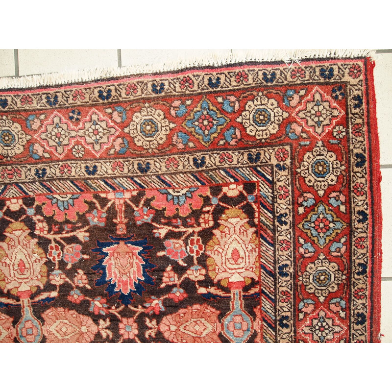 Tapis vintage Persan Bidjar fait-main