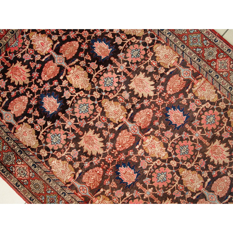 Vintage handmade Persian Bidjar rug