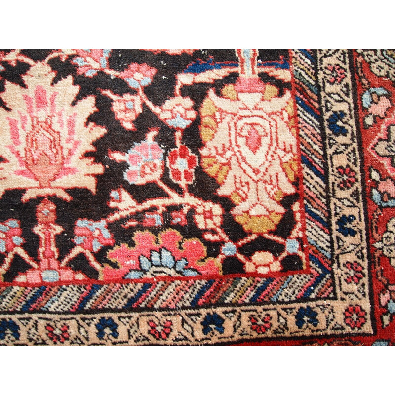 Vintage handmade Persian Bidjar rug