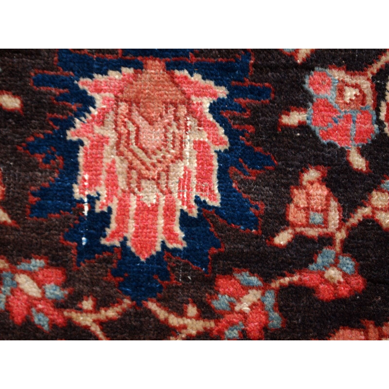 Vintage handmade Persian Bidjar rug