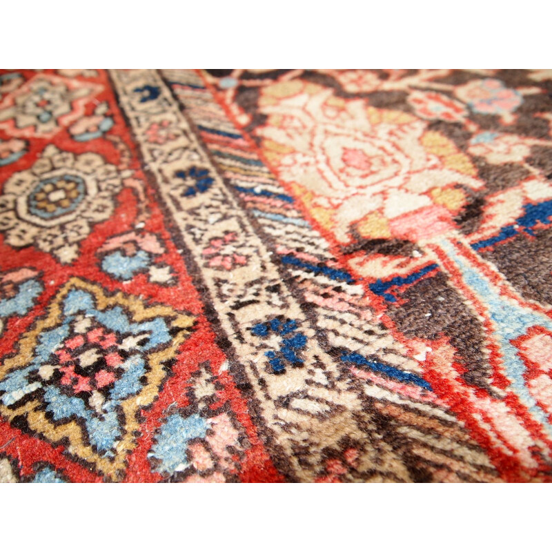 Vintage handmade Persian Bidjar rug