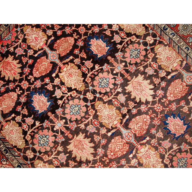 Vintage handmade Persian Bidjar rug