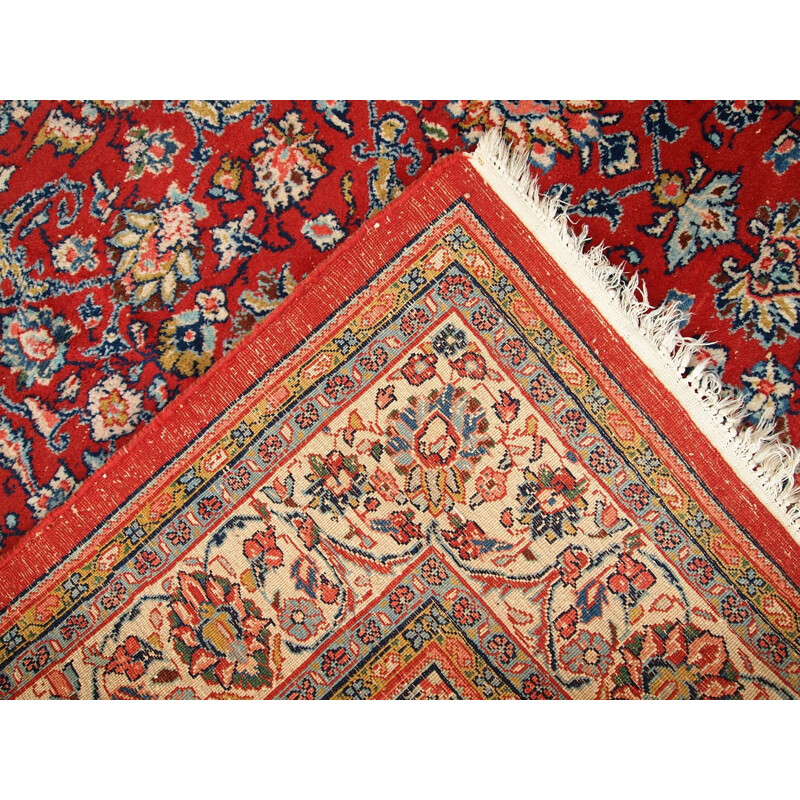 Vintage hand made Persian Sarouk rug