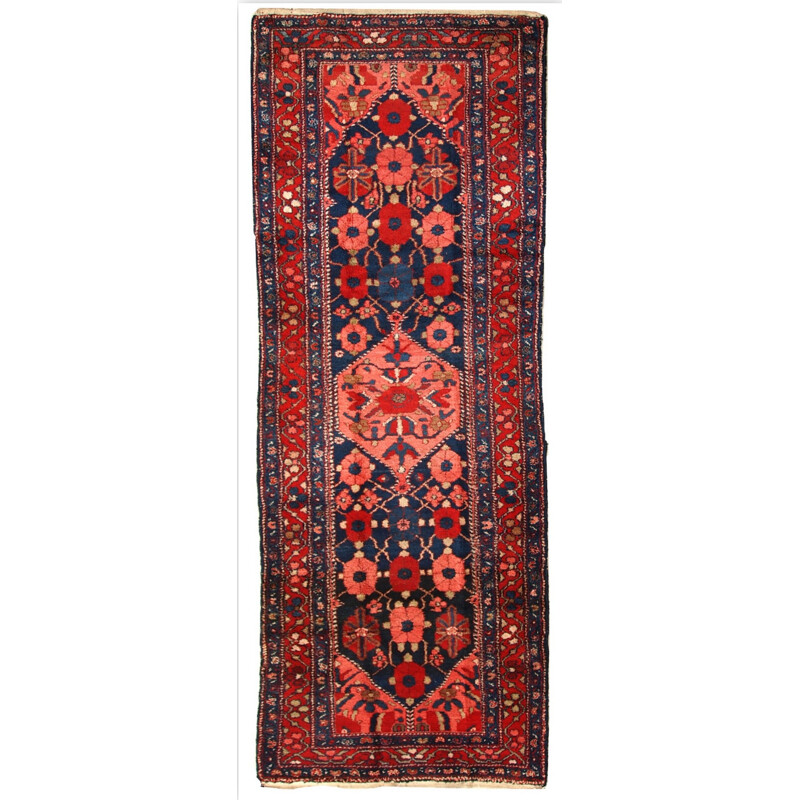 Vintage handmade Persian Hamadan rug