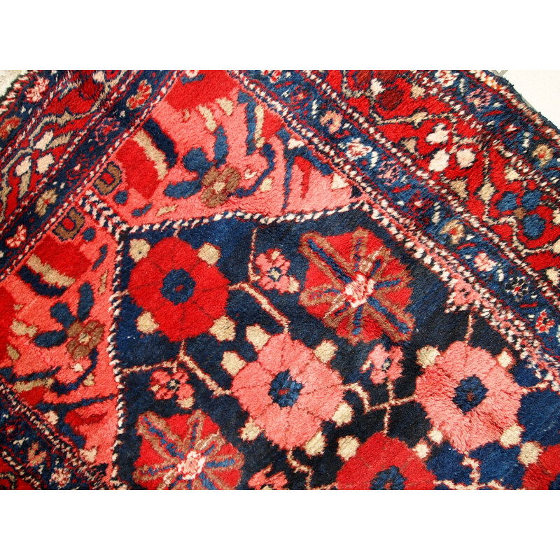 Vintage handmade Persian Hamadan rug