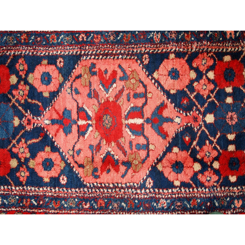 Vintage handmade Persian Hamadan rug