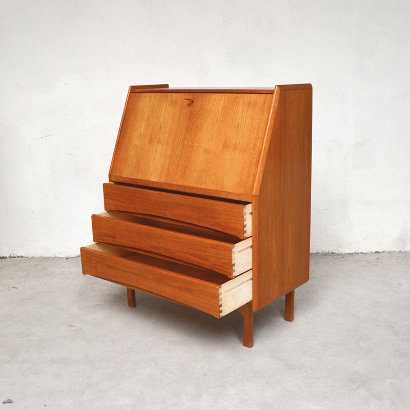 Vintage danish secretary in teak