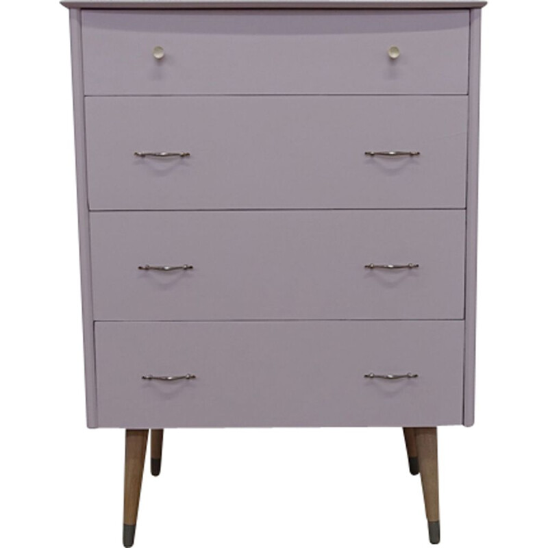 Vintage pink chest of drawers