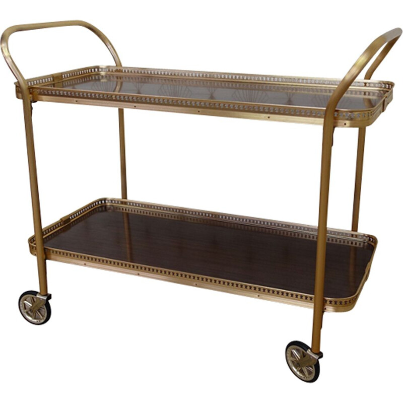 Vintage golden trolley 1960