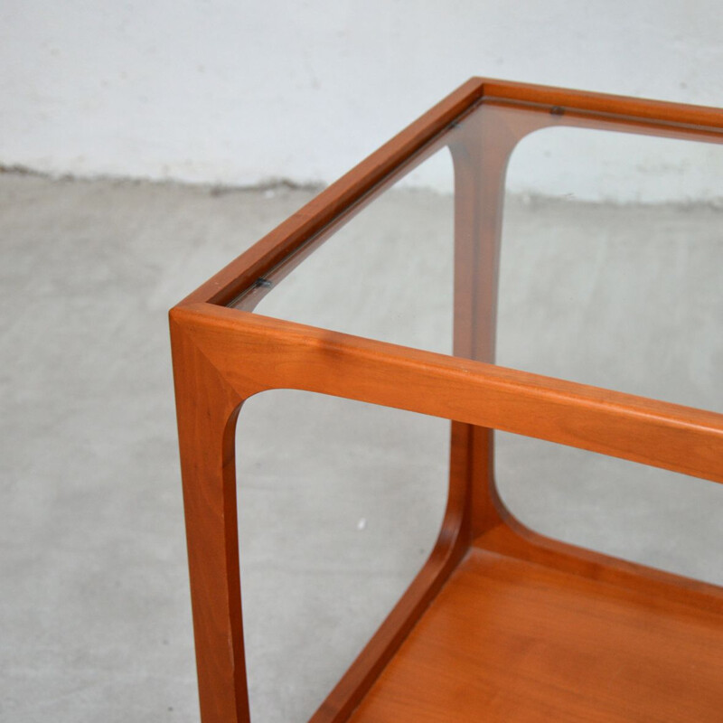 Vintage scandinavian side table in teak