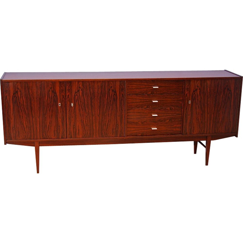 Vintage dutch sideboard in rosewood from the 1960s