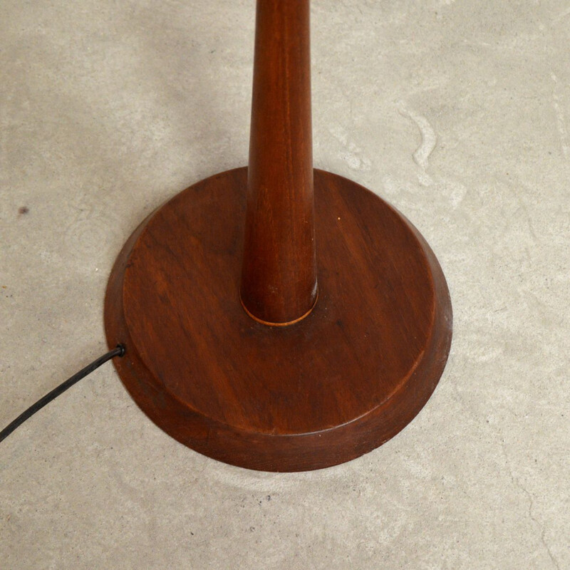 Vintage Danish floor lamp in teak