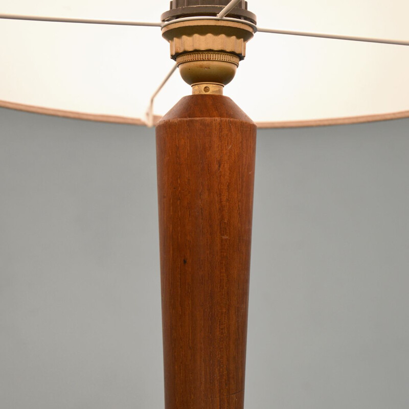 Vintage Danish floor lamp in teak