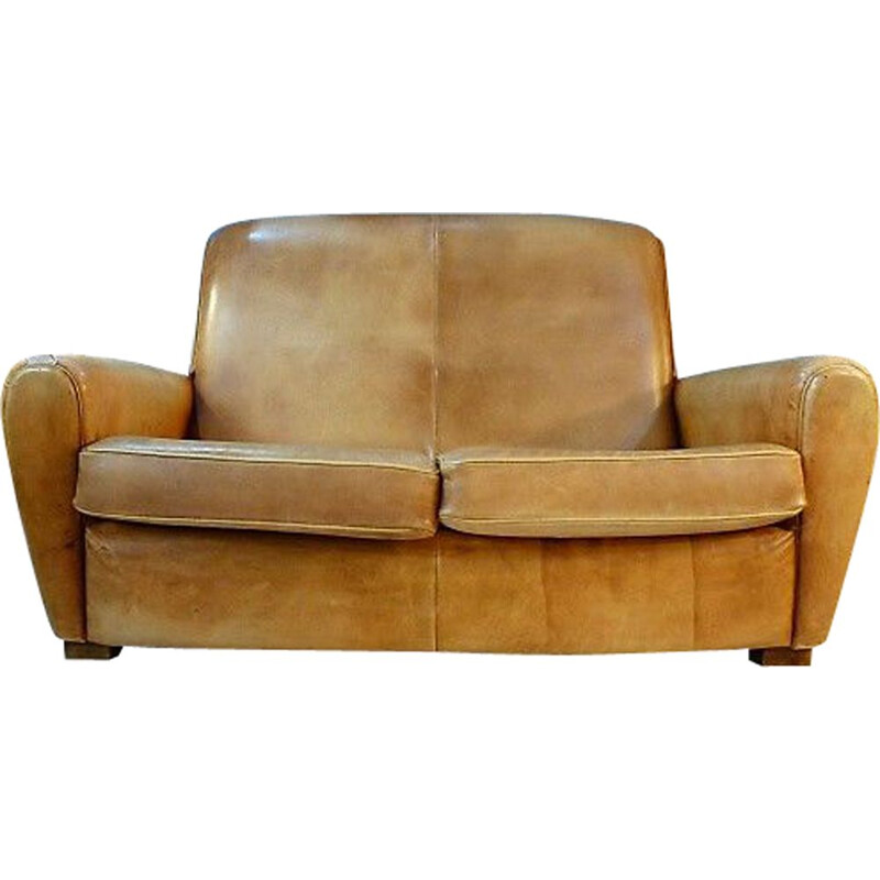 Vintage 2 seater sofa in leather