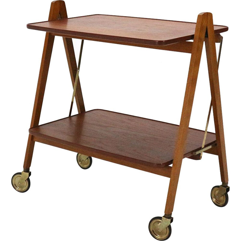 Vintage trolley in teak