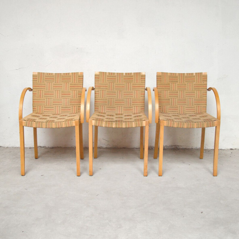 Set of 6 vintage German chairs by Thonet
