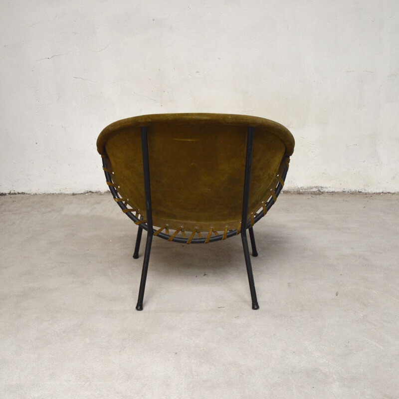Vintage German "Circle" armchair by Lusch Erzeugnis