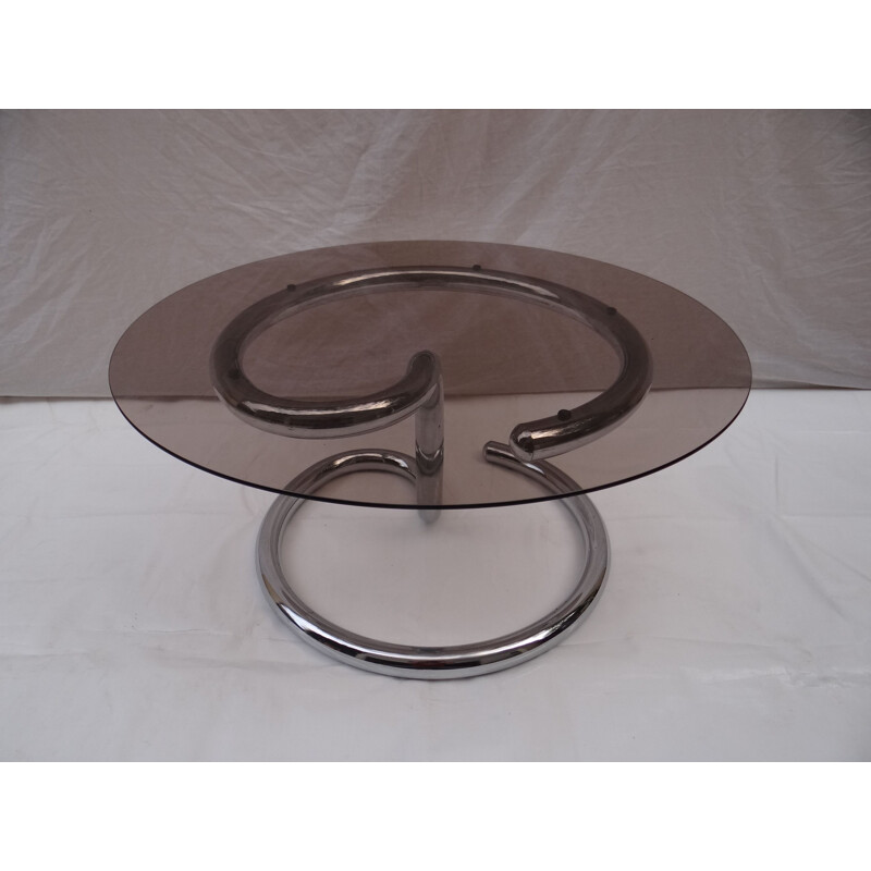 Vintage coffee table "Anaconda" by Paul Tuttle for Strässle