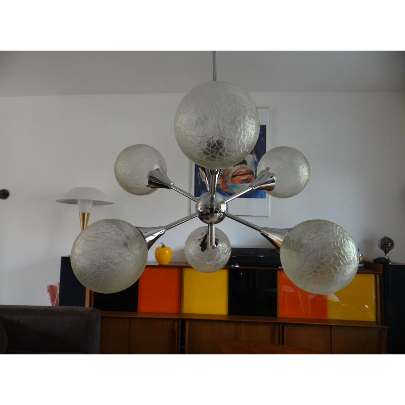 Lustre vintage français sputnik