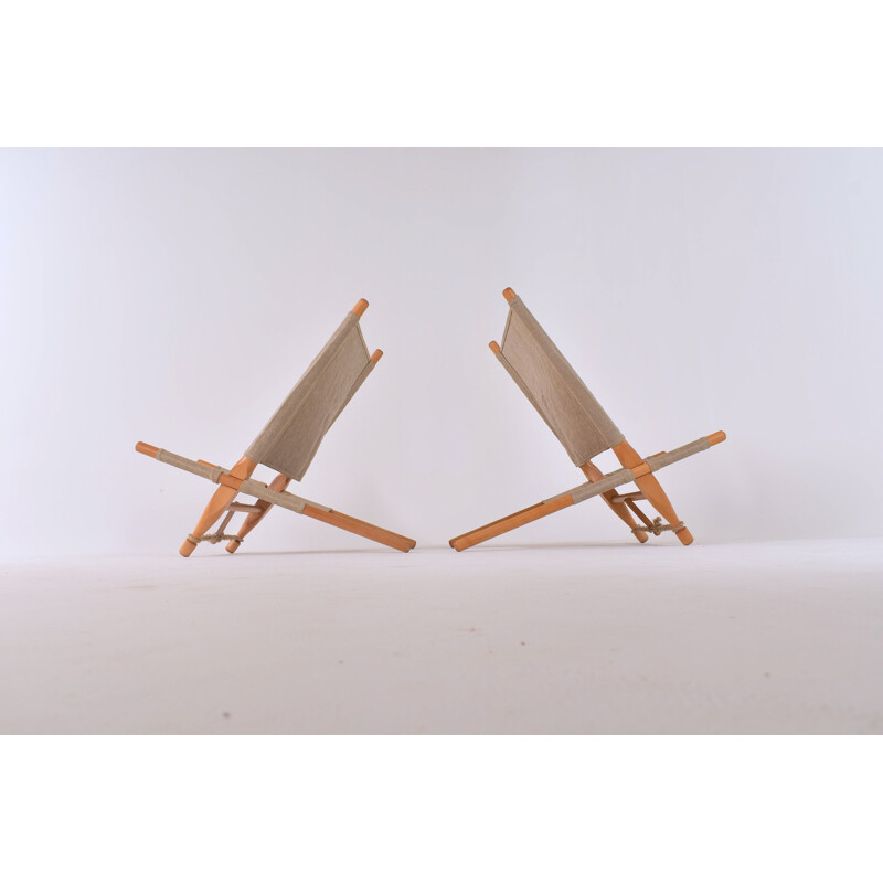 Vintage Scandinavian armchair "SAW" by Ole Gjerlov Knudsen for Cado