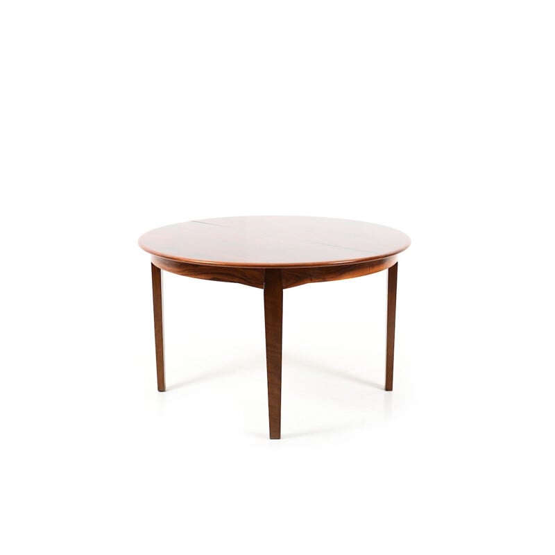 Dänischer Vintage-Tisch rund aus Palisanderholz