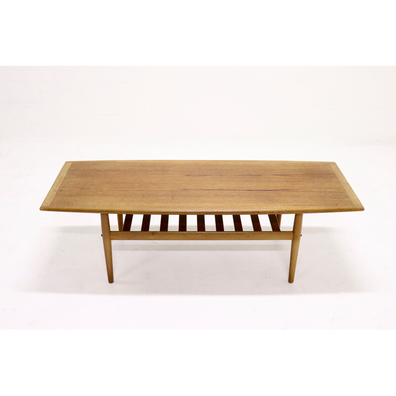 Vintage "Surfboard" coffee table by Grete Jalk for Glostrup