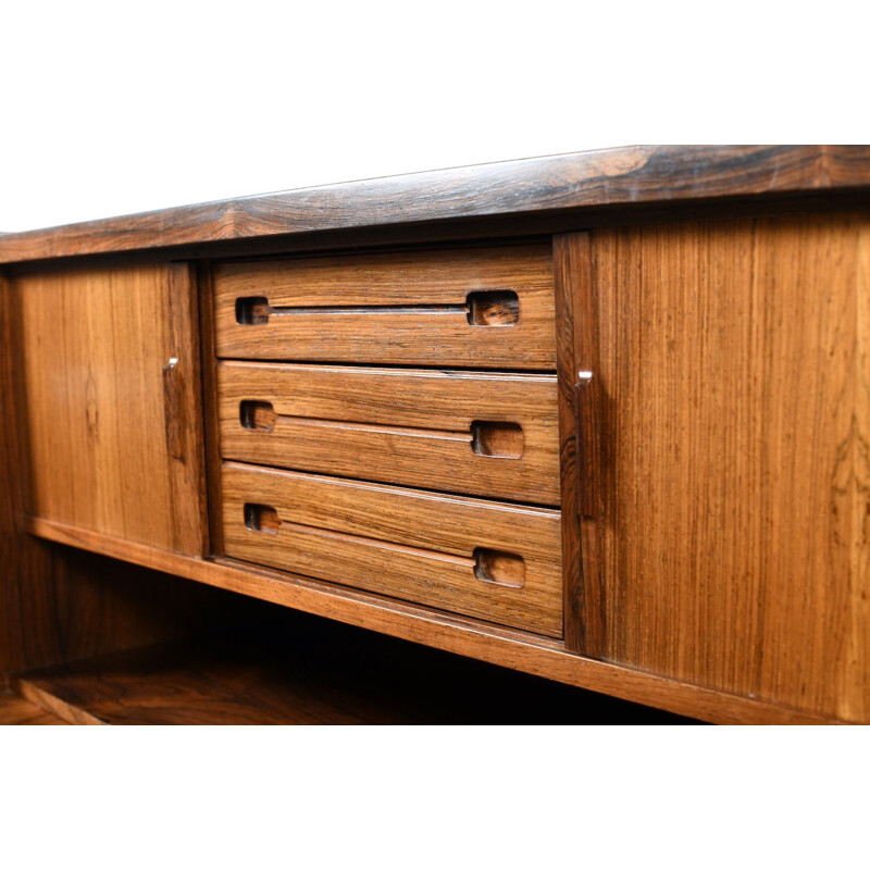 Vintage Danish secretary in rosewood