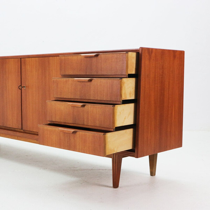 Vintage scandinavian style sideboard in teak