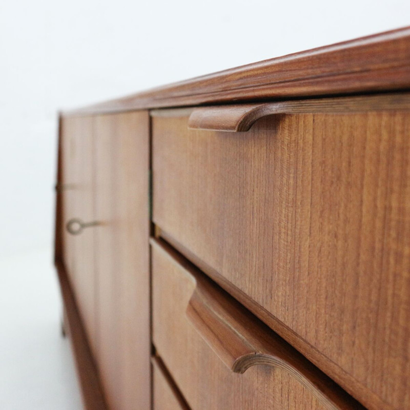 Vintage scandinavian style sideboard in teak