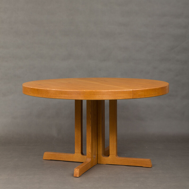 Table danoise ronde en chêne