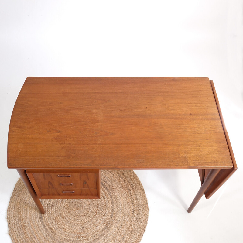 Vintage Danish desk made of teak