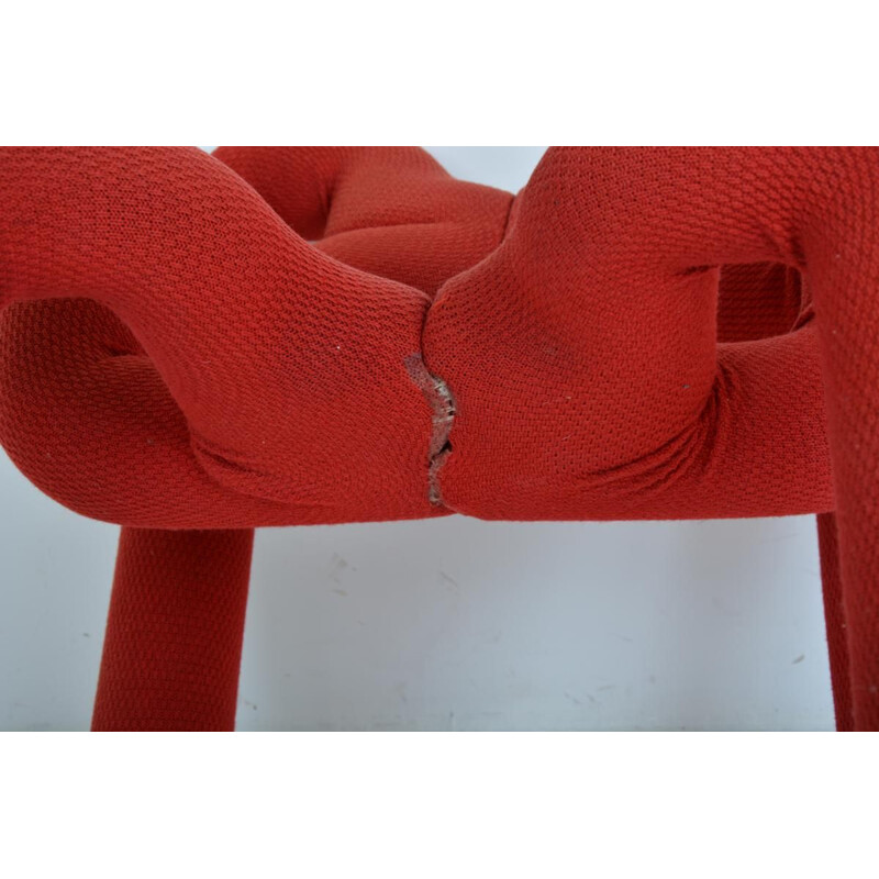 Vintage red Extrem armchair by Terje Ekstrom