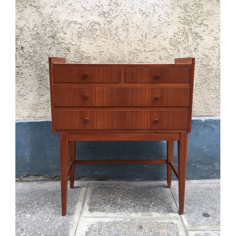 Petite commode vintage danoise en teck