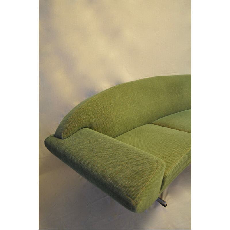 Canapé 3 places vintage vert "Capri" par Johannes Andersen pour Trensum