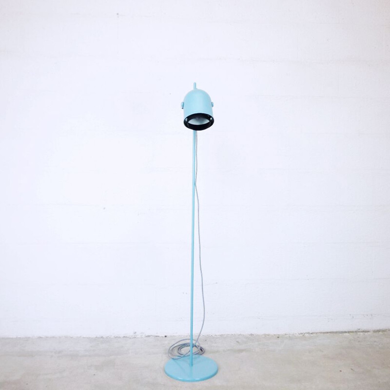 Vintage Scandinavian floor lamp in metal