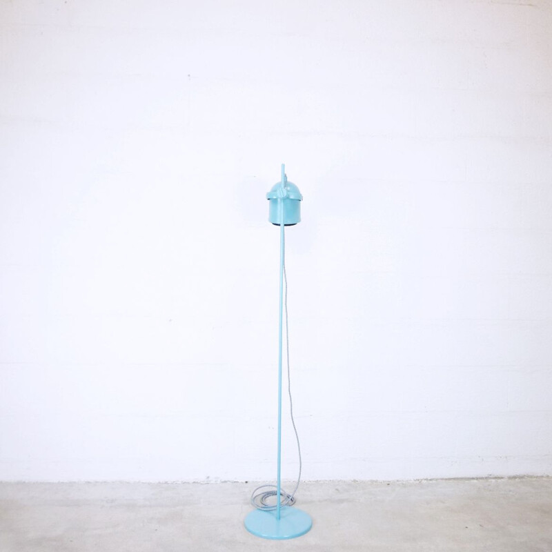 Vintage Scandinavian floor lamp in metal