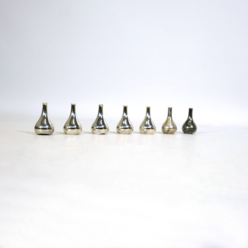 Set of 4 vintage candlesticks by Jens Quistgaard for Dansk