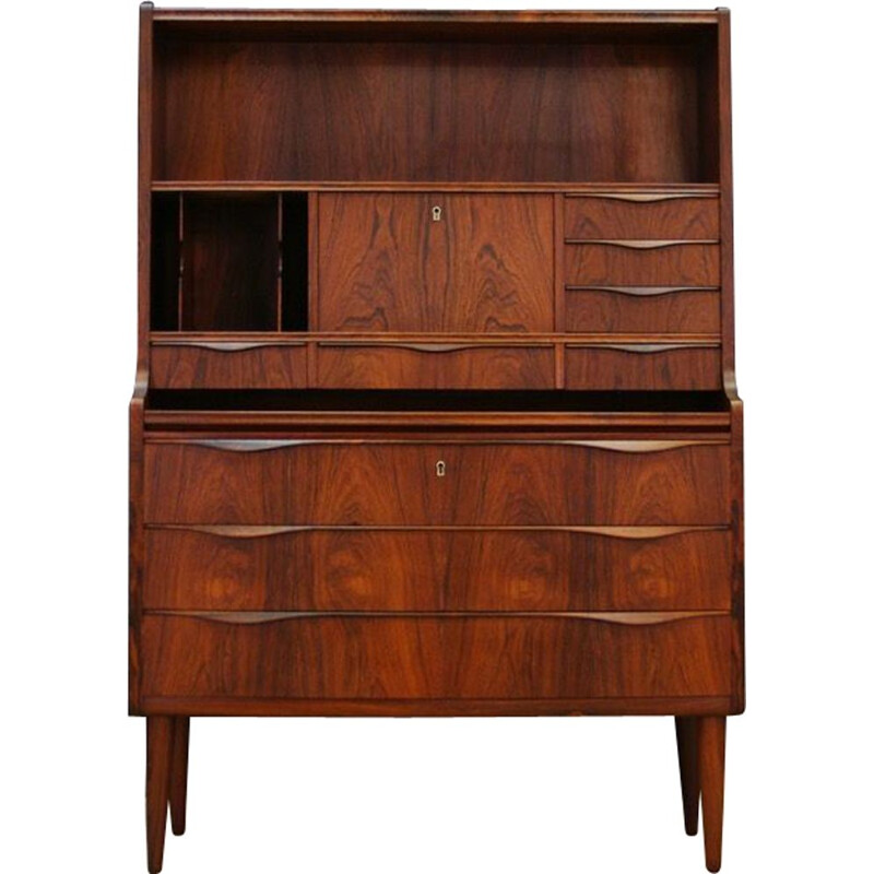 Vintage secretaire Danish design in rosewood