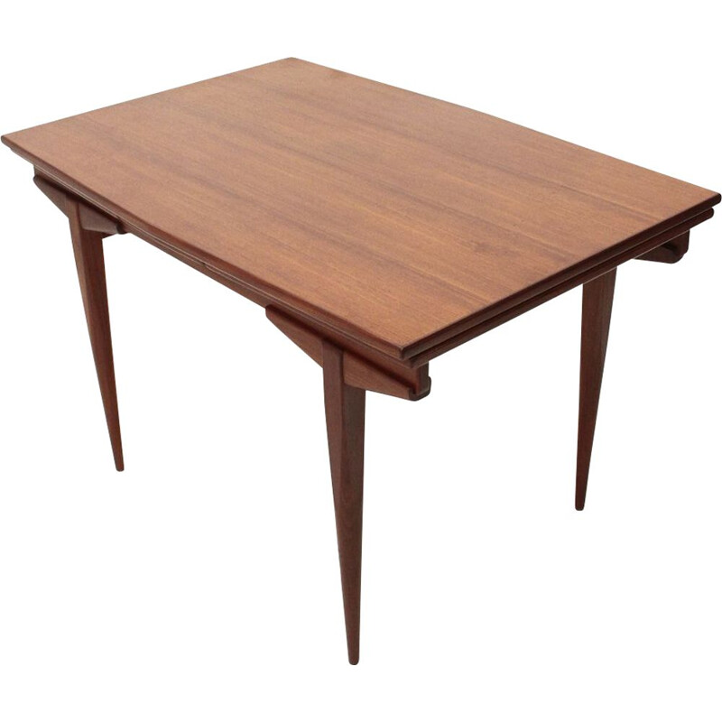 Vintage extendable table in teak