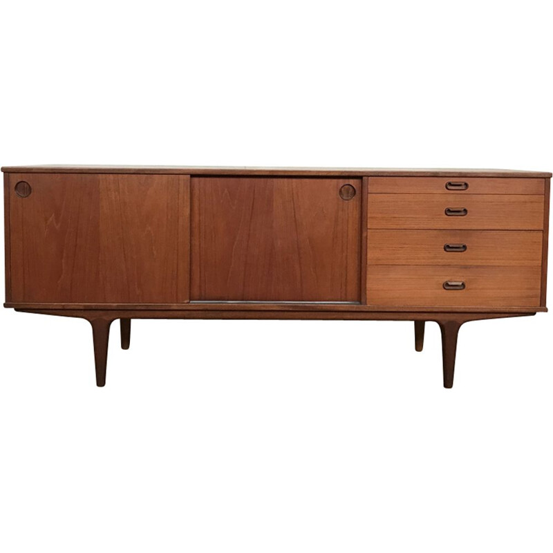 Vintage British sideboard in teak by Wrighton