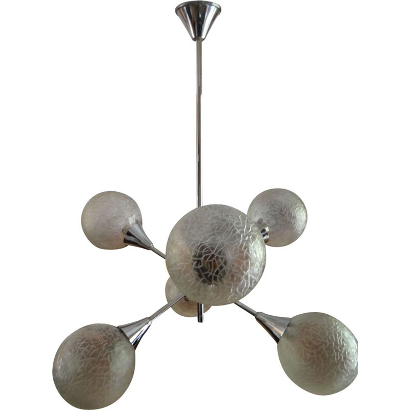 Vintage French chandelier sputnik
