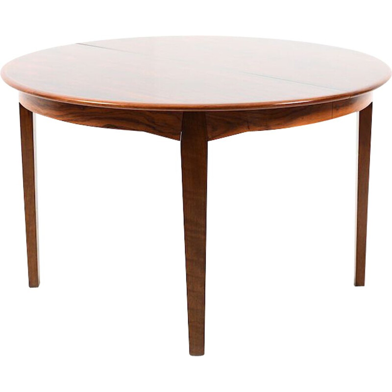 Dänischer Vintage-Tisch rund aus Palisanderholz