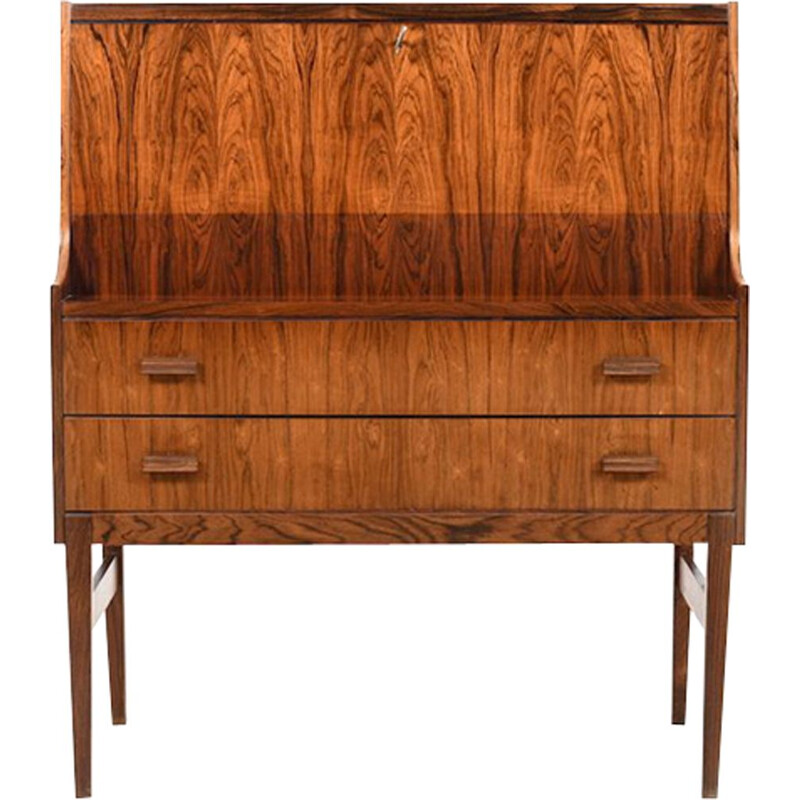 Vintage Danish secretary in rosewood