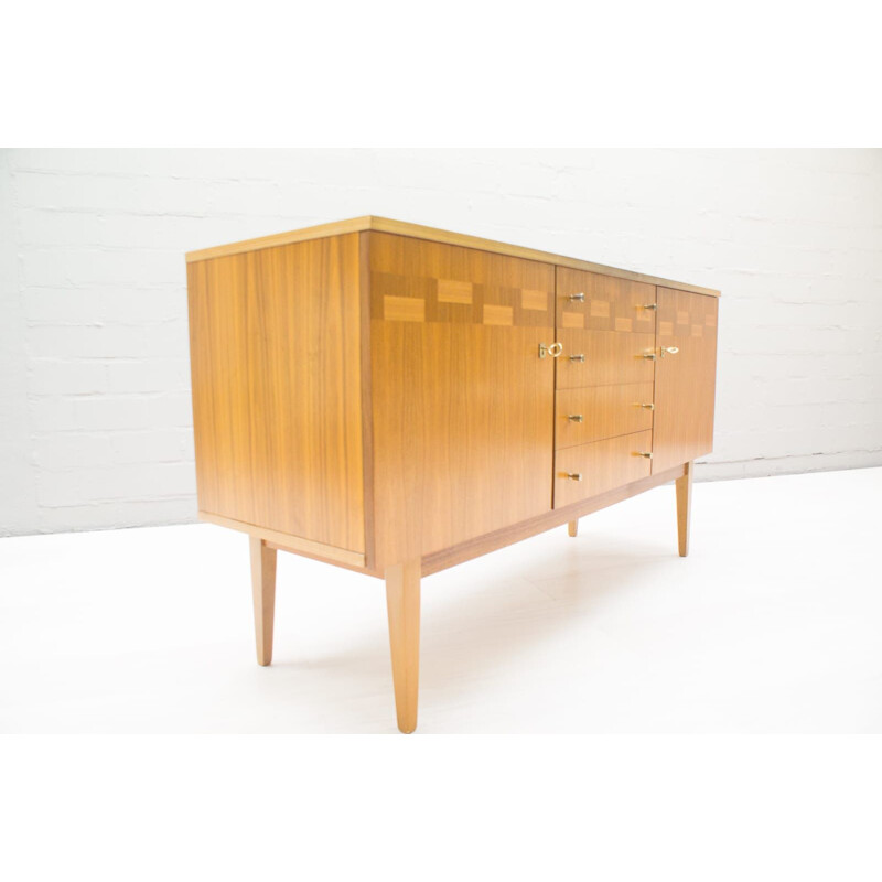 Vintage Scandinavian sideboard in walnut