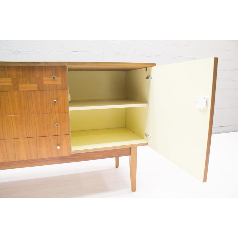 Vintage Scandinavian sideboard in walnut