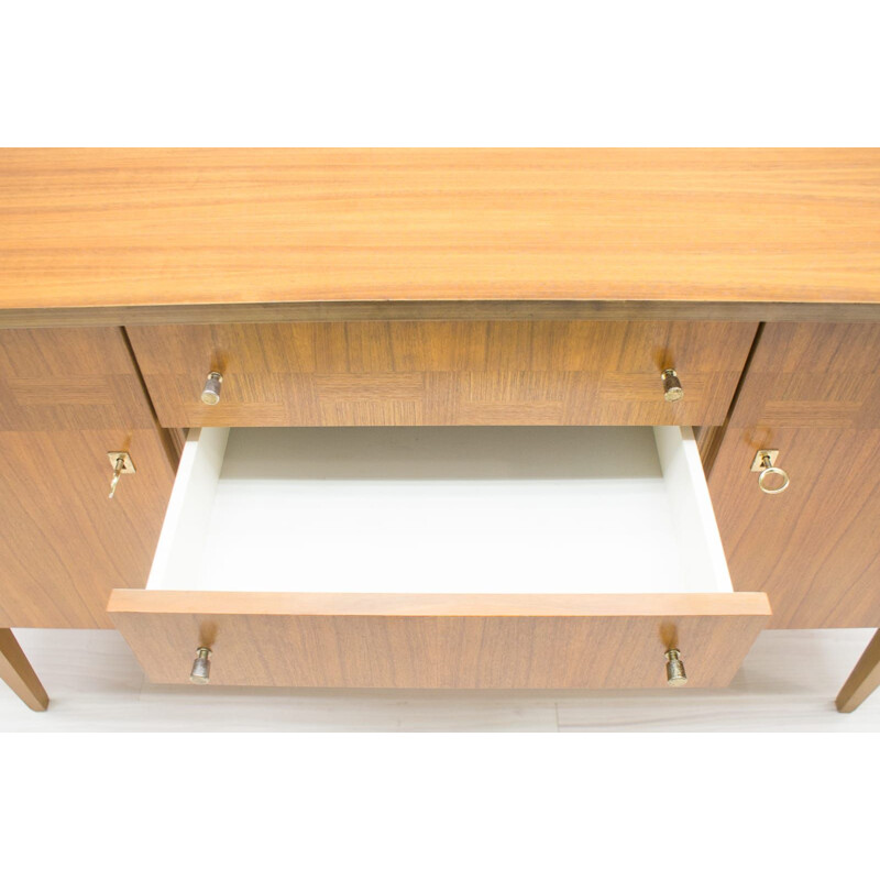 Vintage Scandinavian sideboard in walnut