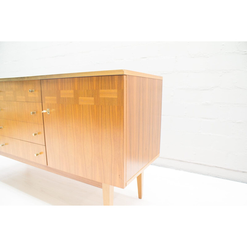 Enfilade scandinave vintage en noyer